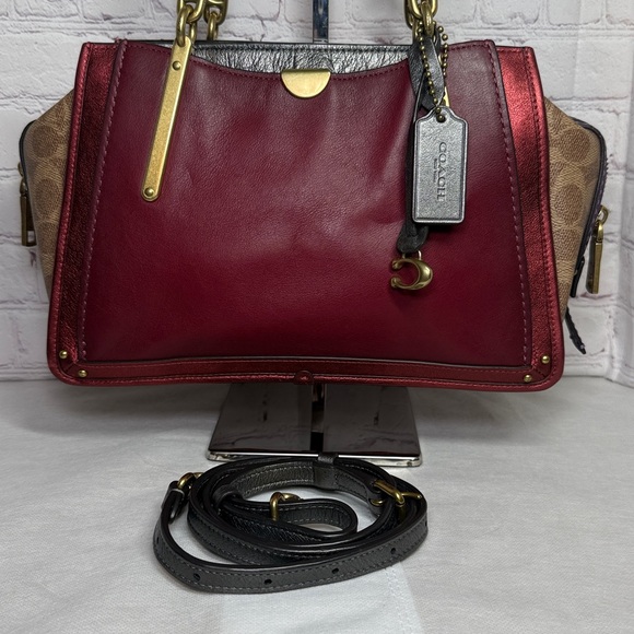 Coach Dreamer Endless Possibilities of New York City Handbag + Leather Crossbody - Picture 3 of 16